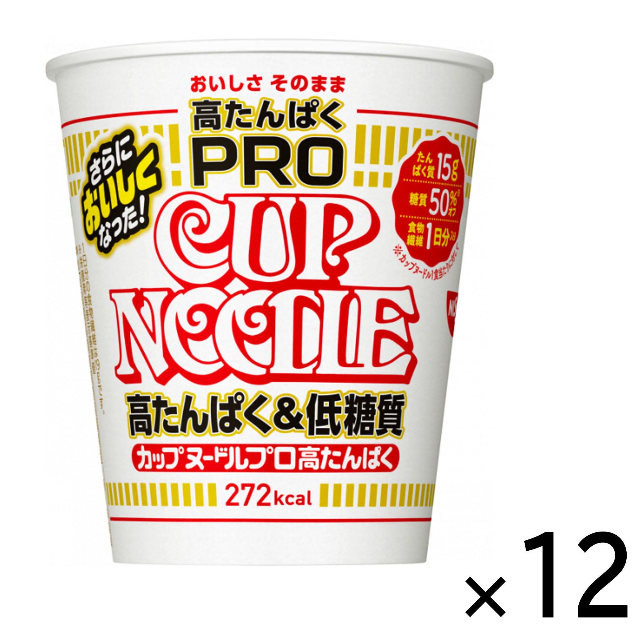 Nissin Cup Noodle PRO High Protein & Low Sugar【12 Set】